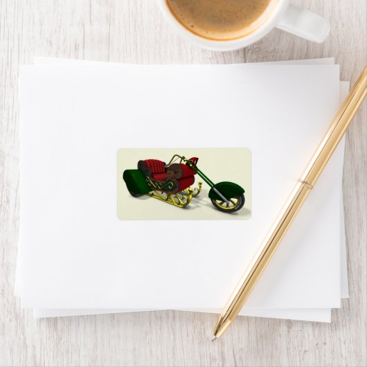 Santa Claus' Trike Etiket (Insitu)