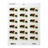 Santa Claus' Trike Etiket (Full Sheet)