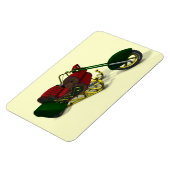 Santa Claus' Trike Magneet (Linkerzijde)