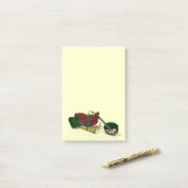 Santa Claus' Trike Post-it® Notes (Op bureau)