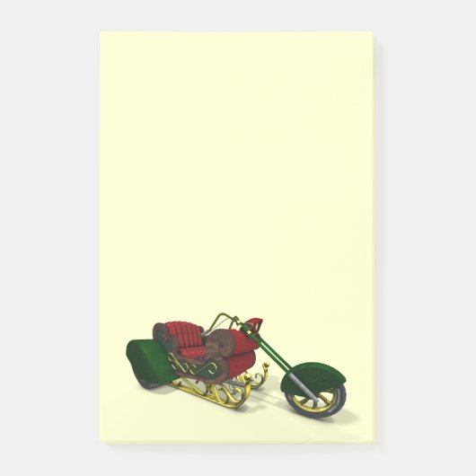 Santa Claus' Trike Post-it® Notes (Voorkant)