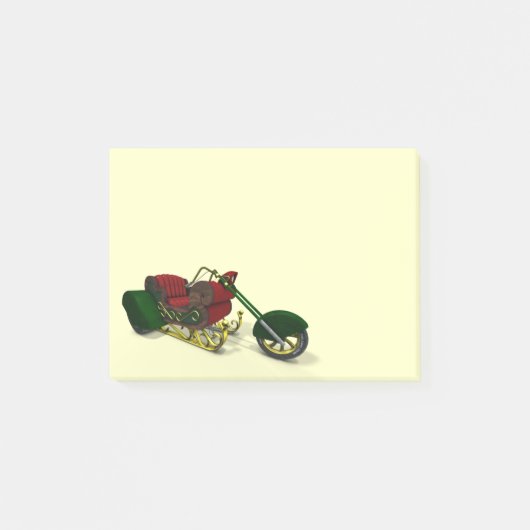 Santa Claus' Trike Post-it® Notes (Voorkant)