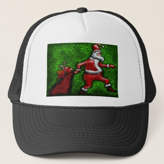 Santa Claus Trucker Pet (Voorkant)