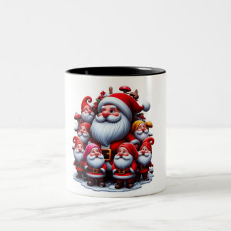 Santa Claus Tweekleurige Koffiemok