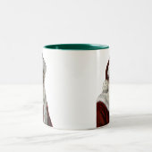 Santa Claus Tweekleurige Koffiemok (Center)