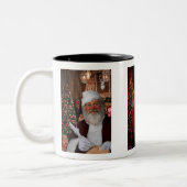 Santa Claus Tweekleurige Koffiemok (Links)