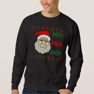 Santa Claus Ugly KerstSweater Ho Ho Ho Trui