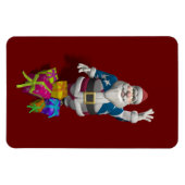 Santa Claus US Flag Jacket Magneet (Horizontaal)