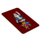 Santa Claus US Flag Jacket Magneet (Rechterzijde)