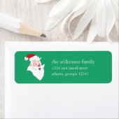 Santa Claus | Vakantielabel Etiket (Insitu)