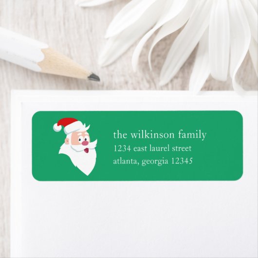 Santa Claus | Vakantielabel Etiket (Insitu)