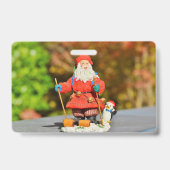 Santa Claus-versiering Badge (Achterkant)
