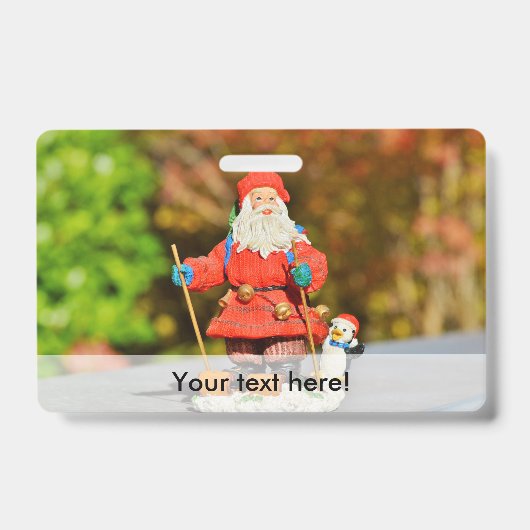Santa Claus-versiering Badge (Voorzijde)