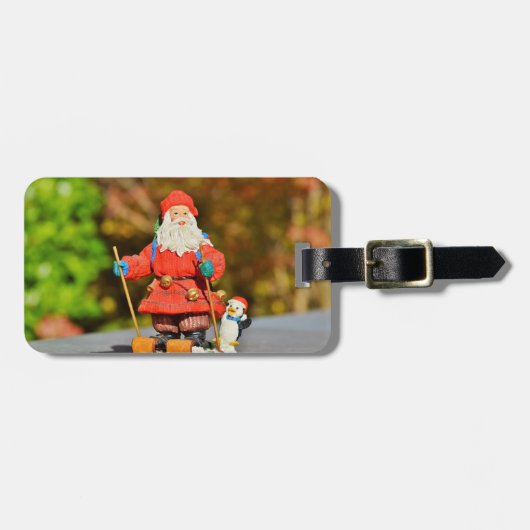 Santa Claus-versiering Bagagelabel (Voorkant horizontaal)