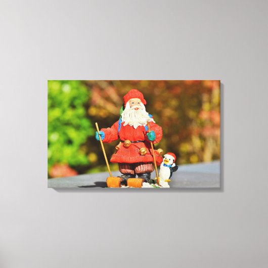Santa Claus-versiering Canvas Afdruk (Voorkant)