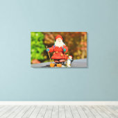 Santa Claus-versiering Canvas Afdruk (Insitu (Houten vloer))