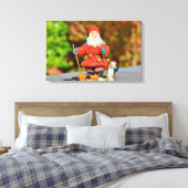 Santa Claus-versiering Canvas Afdruk (Insitu (Slaapkamer))