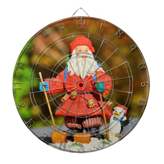 Santa Claus-versiering Dartbord (Voorkant)