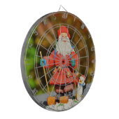 Santa Claus-versiering Dartbord (Voorkant Links)