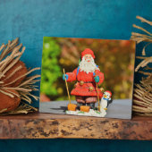 Santa Claus-versiering Fotoplaat (Zijkant)