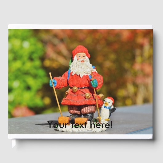 Santa Claus-versiering Gastenboek (Voorkant)