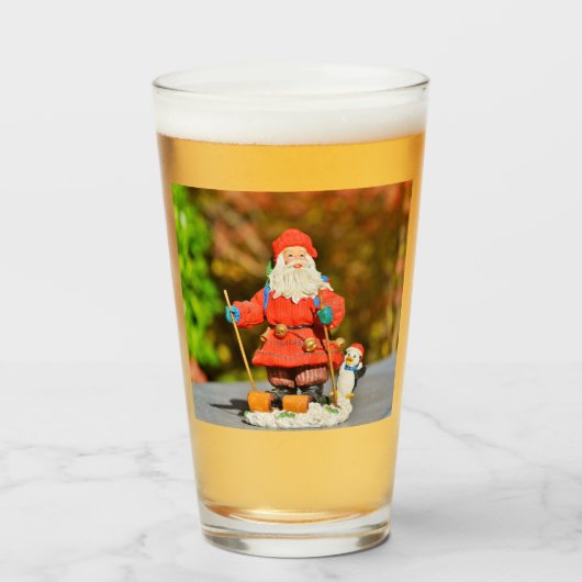 Santa Claus-versiering Glas (Voorkant gevuld)