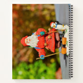 Santa Claus-versiering Notitieboek (Achterkant)