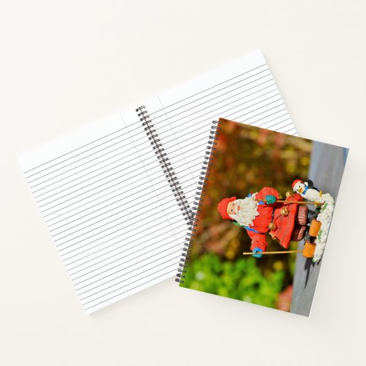 Santa Claus-versiering Notitieboek (Binnen)