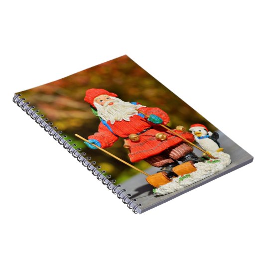 Santa Claus-versiering Notitieboek (Rechterzijde)