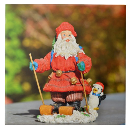 Santa Claus-versiering Tegeltje (Voorkant)