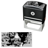Santa Claus-versiering Zelfinktende Stempel (In situ)