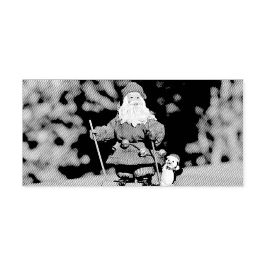 Santa Claus-versiering Zelfinktende Stempel (Design)