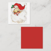 Santa Claus Vierkante Visitekaartje (Voorkant / Achterkant)