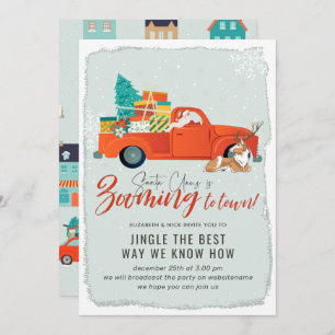 Santa Claus   Virtuele kerstfeestdag Kaart