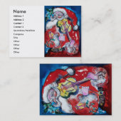 SANTA CLAUS VISITEKAARTJE (Voorkant / Achterkant)