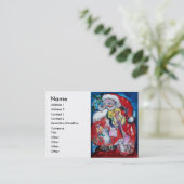 SANTA CLAUS VISITEKAARTJE (Staand voorkant)