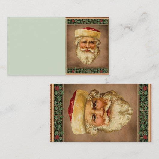 Santa Claus Visitekaartje (Voorkant / Achterkant)