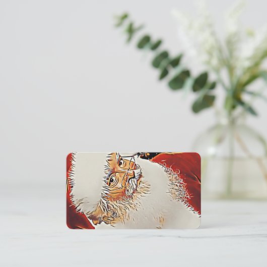 Santa Claus - Visitekaartje (Staand voorkant)