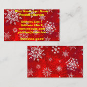 Santa Claus Visitekaartje (Voorkant / Achterkant)