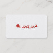 Santa Claus Visitekaartje (Achterkant)