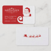 Santa Claus Visitekaartje (Voorkant / Achterkant)