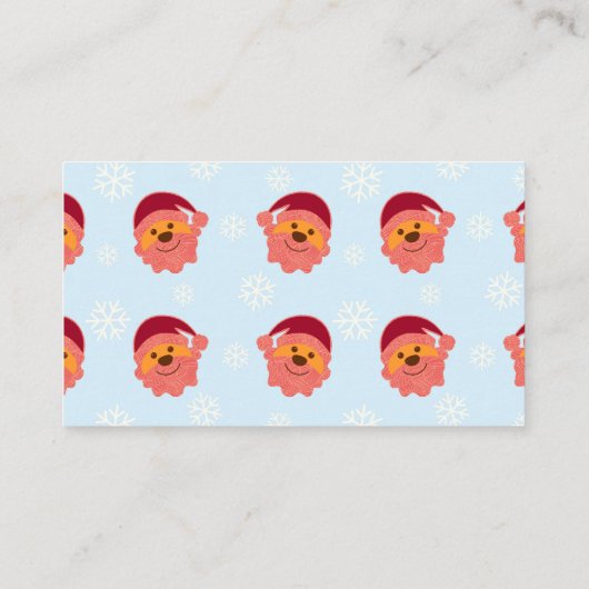 Santa Claus Visitekaartje (Achterkant)