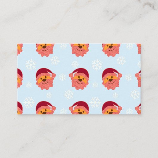 Santa Claus Visitekaartje (Voorkant)