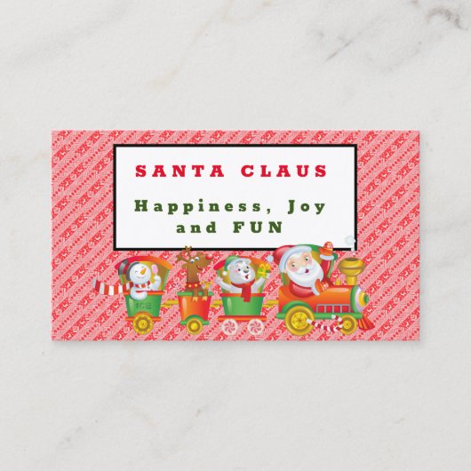 Santa Claus Visitekaartje (Voorkant)