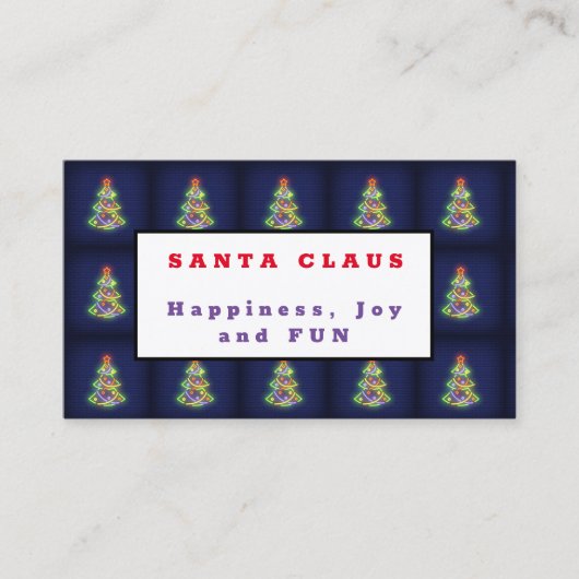 Santa Claus Visitekaartje (Voorkant)
