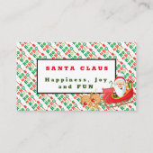 Santa Claus Visitekaartje (Voorkant)