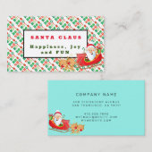 Santa Claus Visitekaartje (Voorkant / Achterkant)