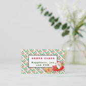 Santa Claus Visitekaartje (Staand voorkant)