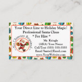 Santa Claus Visitekaartje Holiday Magic (Voorkant)
