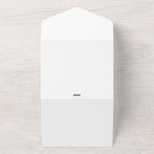 Santa Claus Visitekaartje Holiday Magic All In One Uitnodiging (Buitenkant)